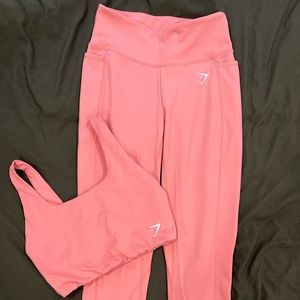 Gymshark leggings and sports bra set